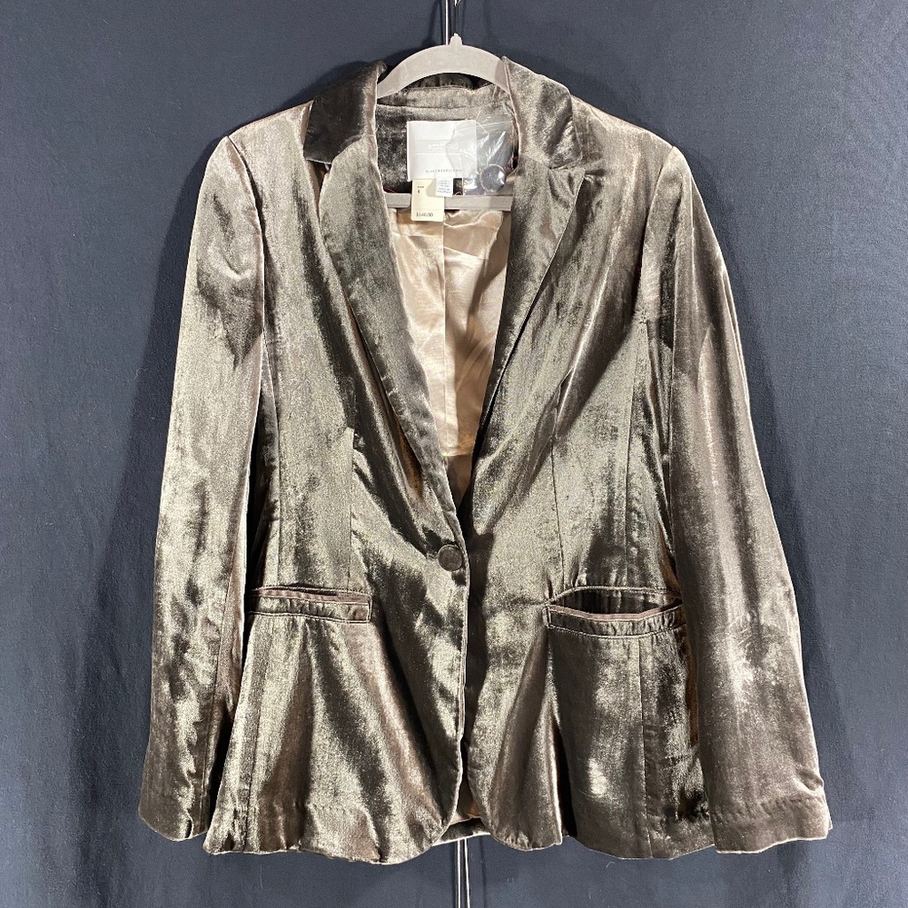 Ett Twa by Anthropologie Gallery Velvet Blazer